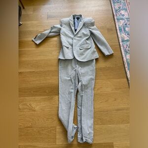 J. Crew Seersucker suit Boys size 10